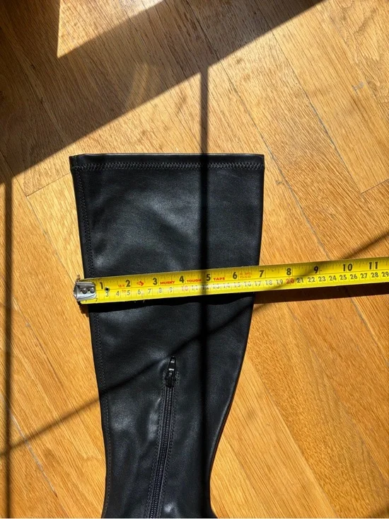 Nordstrom Black Over-the-Knee Platform Boots - Picture 5 of 7